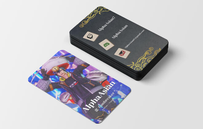 Alpha Asian - Fanfest Business Card