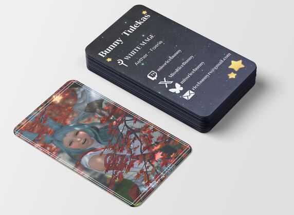 MissRice Bunny - FanFest Business Card