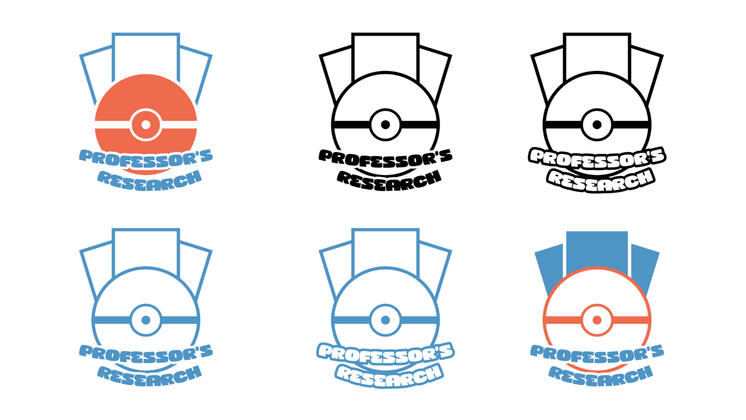 "Professor's Research" TCG Logo